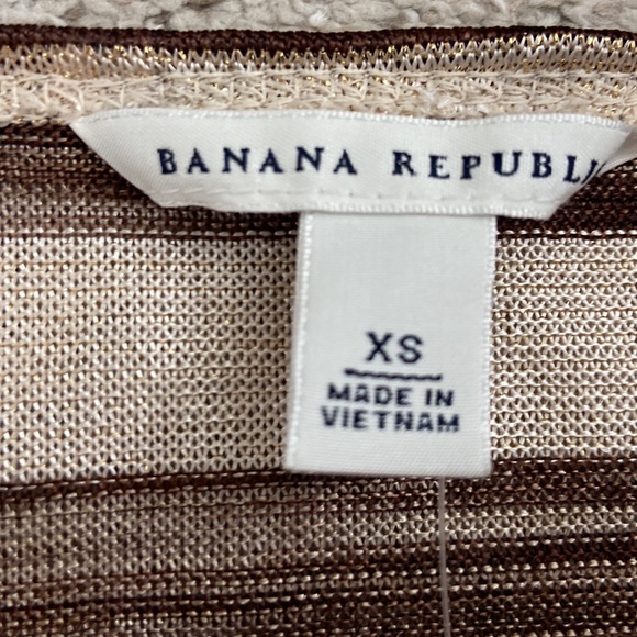 NWT Banana Republic Metallic Knit Tank, XS - Picture 4 of 11